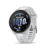 Forerunner 165, Running Smartwatch, Colorful AMOLED Display, Training Metrics and Recovery Insights, Whitestone
