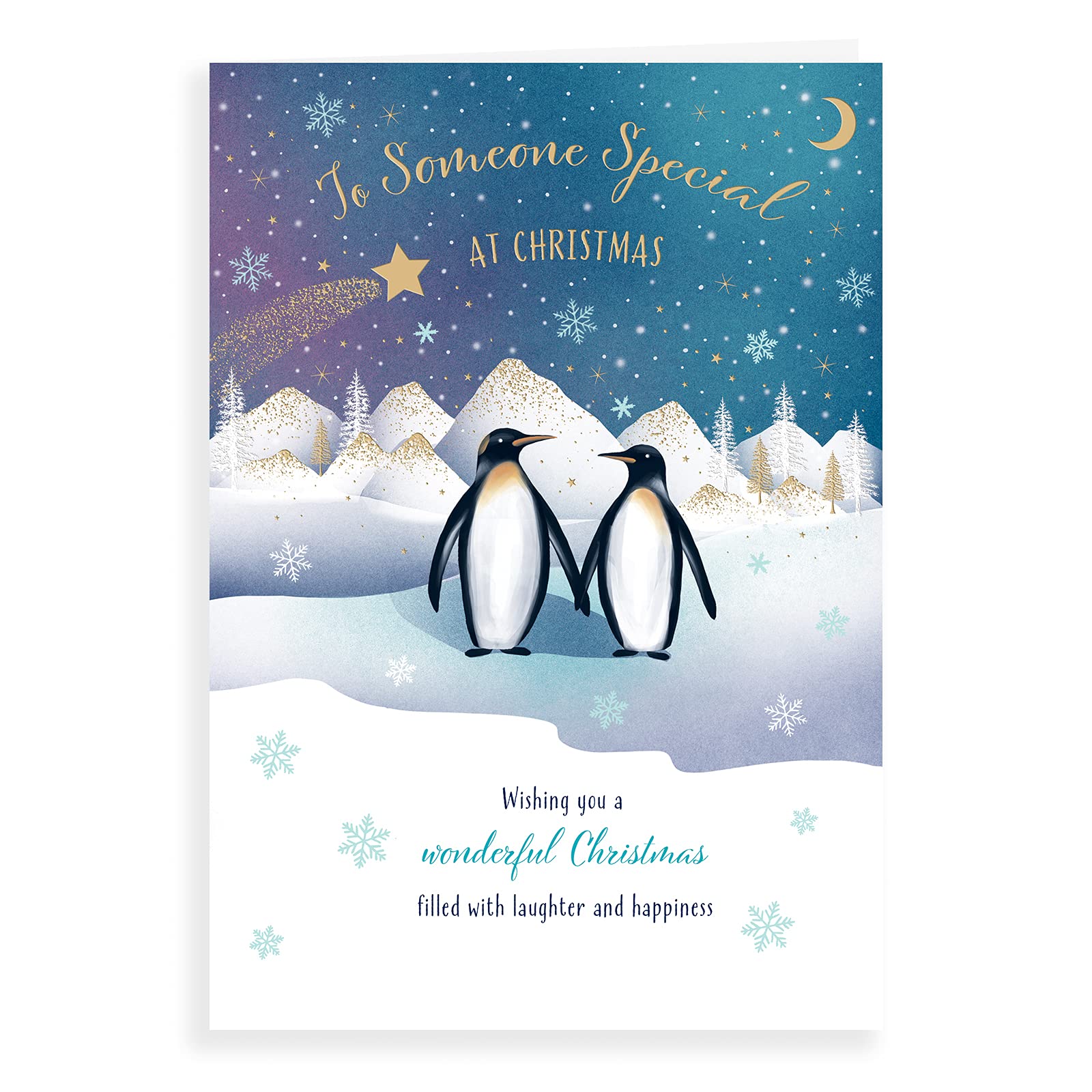 Piccadilly Weihnachtskarte "Someone Special" – 22,9x15,2 Cm, Mit Umschlag, Made In UK