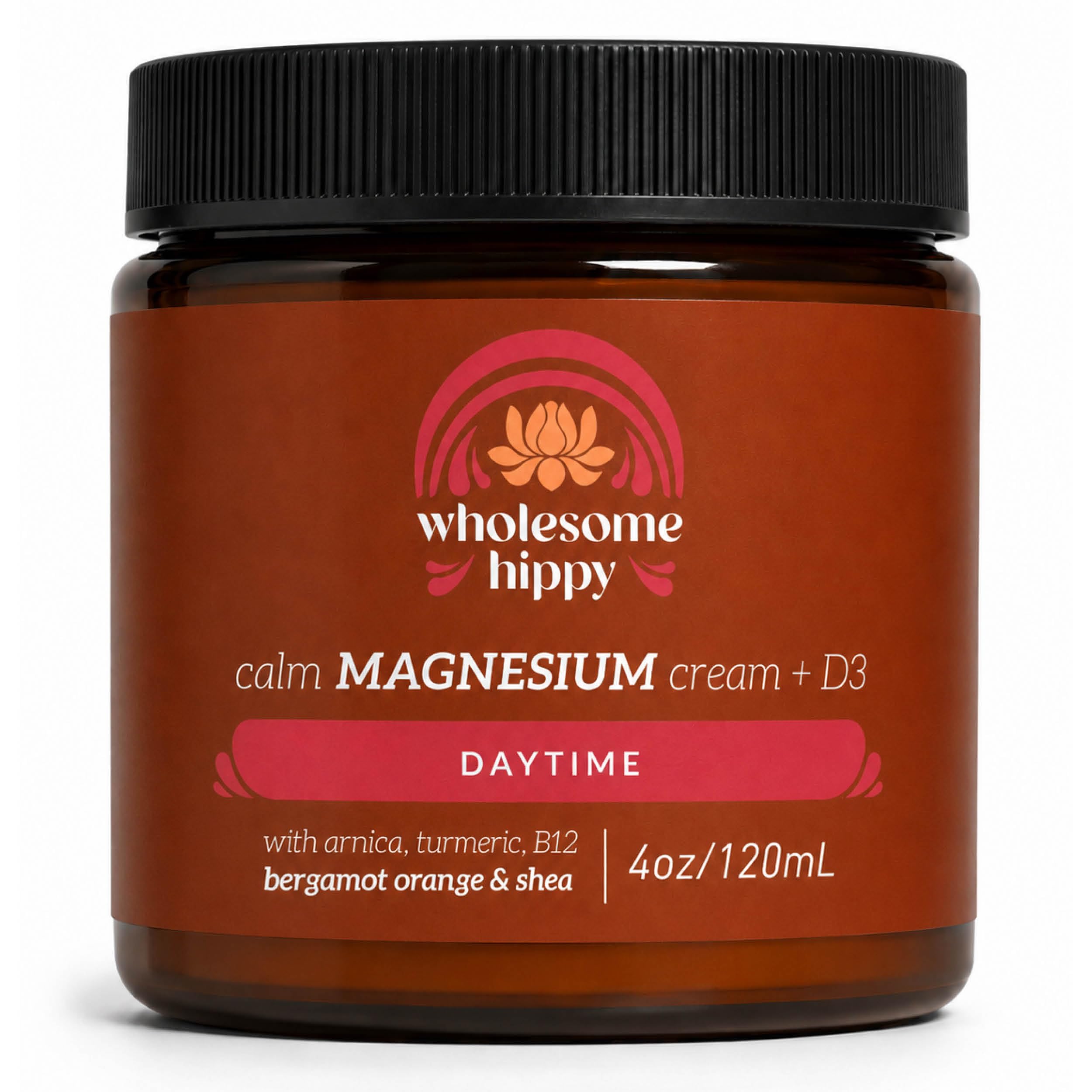 Amazon.com : WHOLESOME HIPPY Daytime Calm Magnesium Cream – Body
