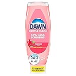 Dawn Gentle Clean EZ-Squeeze Dishwashing Liquid Dish Soap, Pomegranate and Rose Water Scent 24.3 fl oz