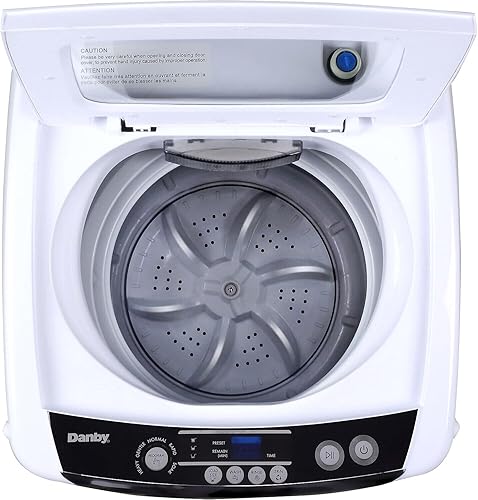 Vista 6 de Danby DWM065A1WDB-6 - Máquina portátil de carga superior de 2.11 pies cúbicos para apartamentos, espacios pequeños, dormitorios, tambor de acero