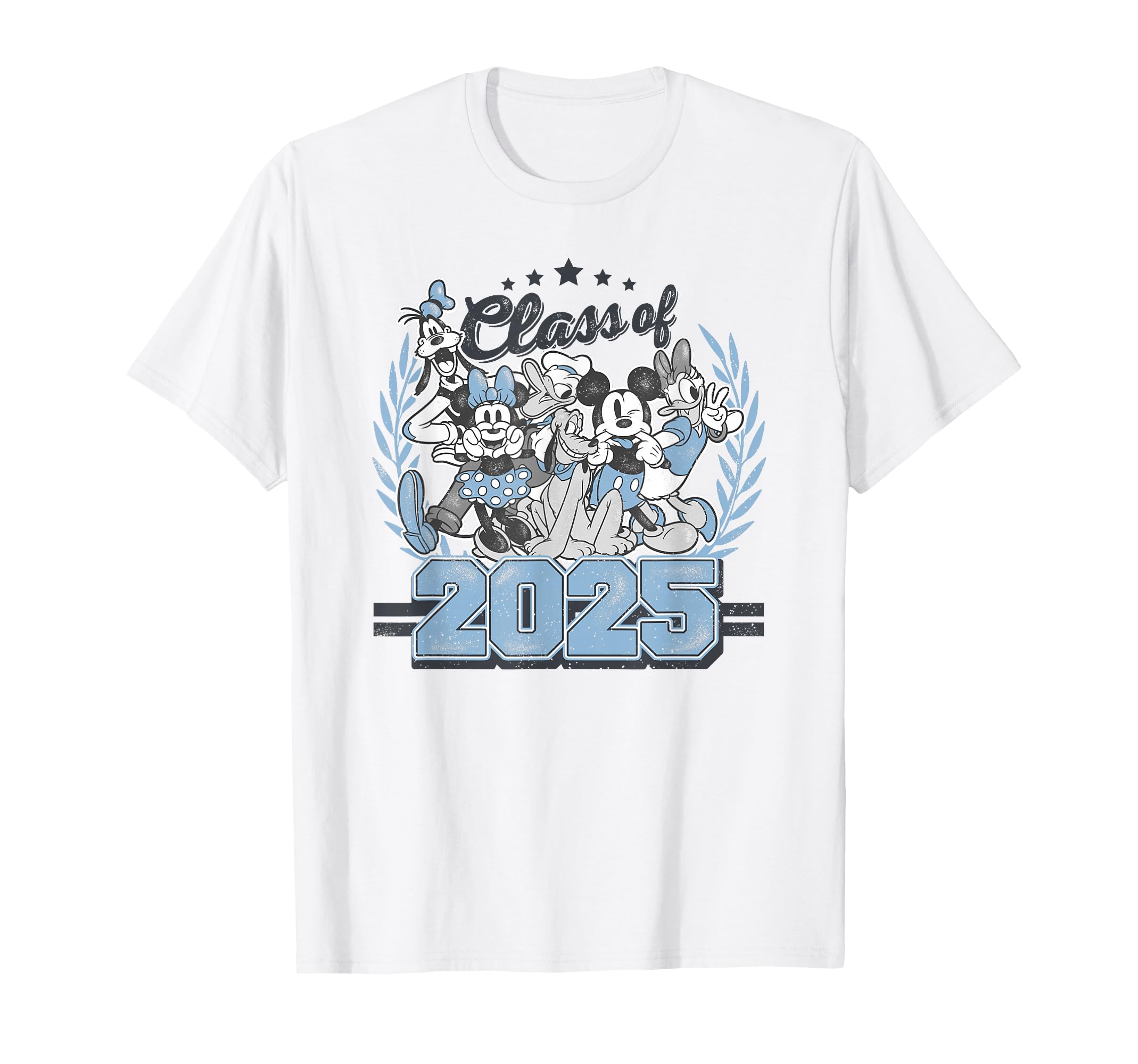 Disney Mickey and Friends Class of 2025 Group Shot Retro T-Shirt