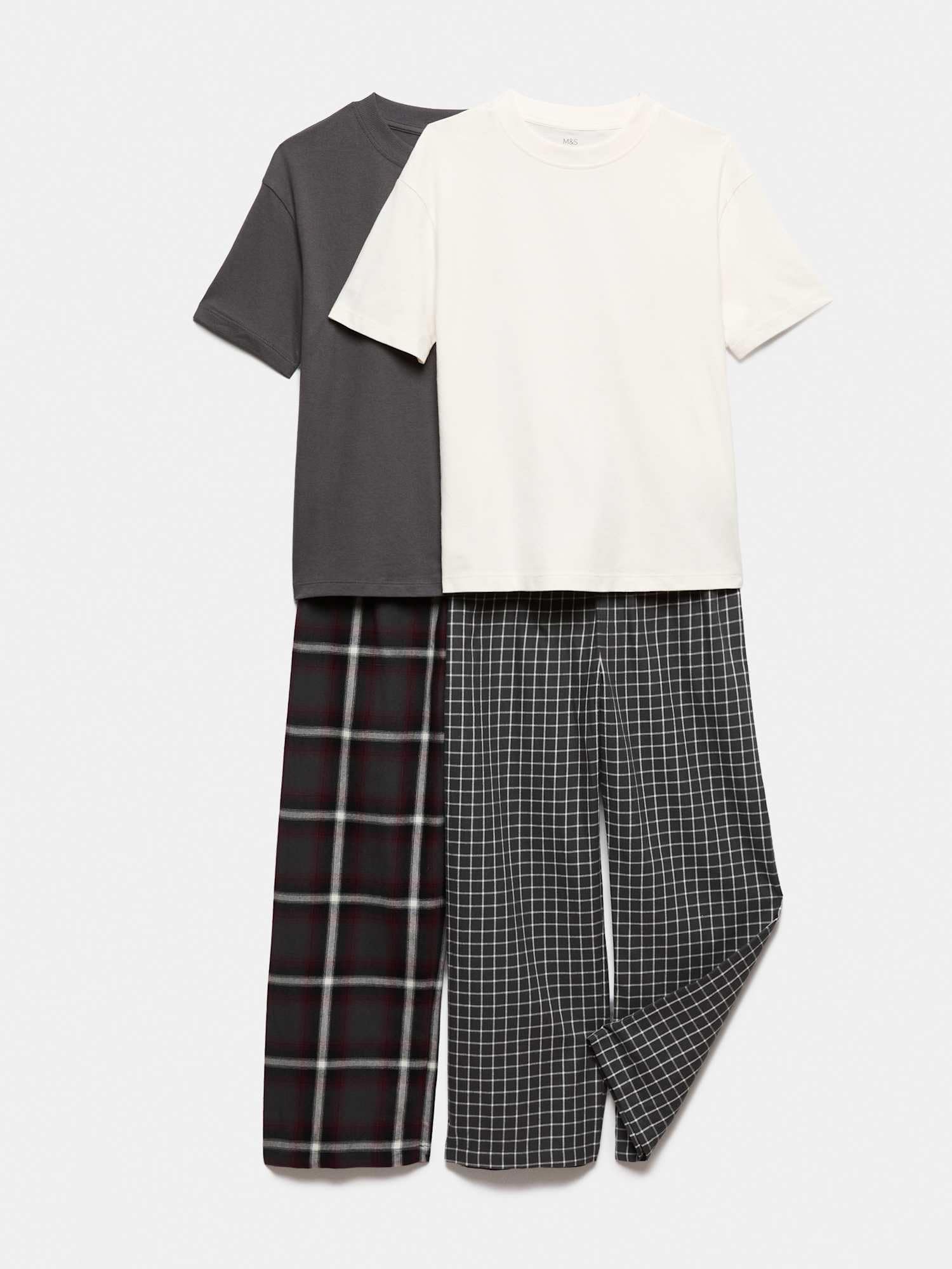 Marks & Spencer Pigiama Confezione da 2 Regular Bambini Unisex in Cotone