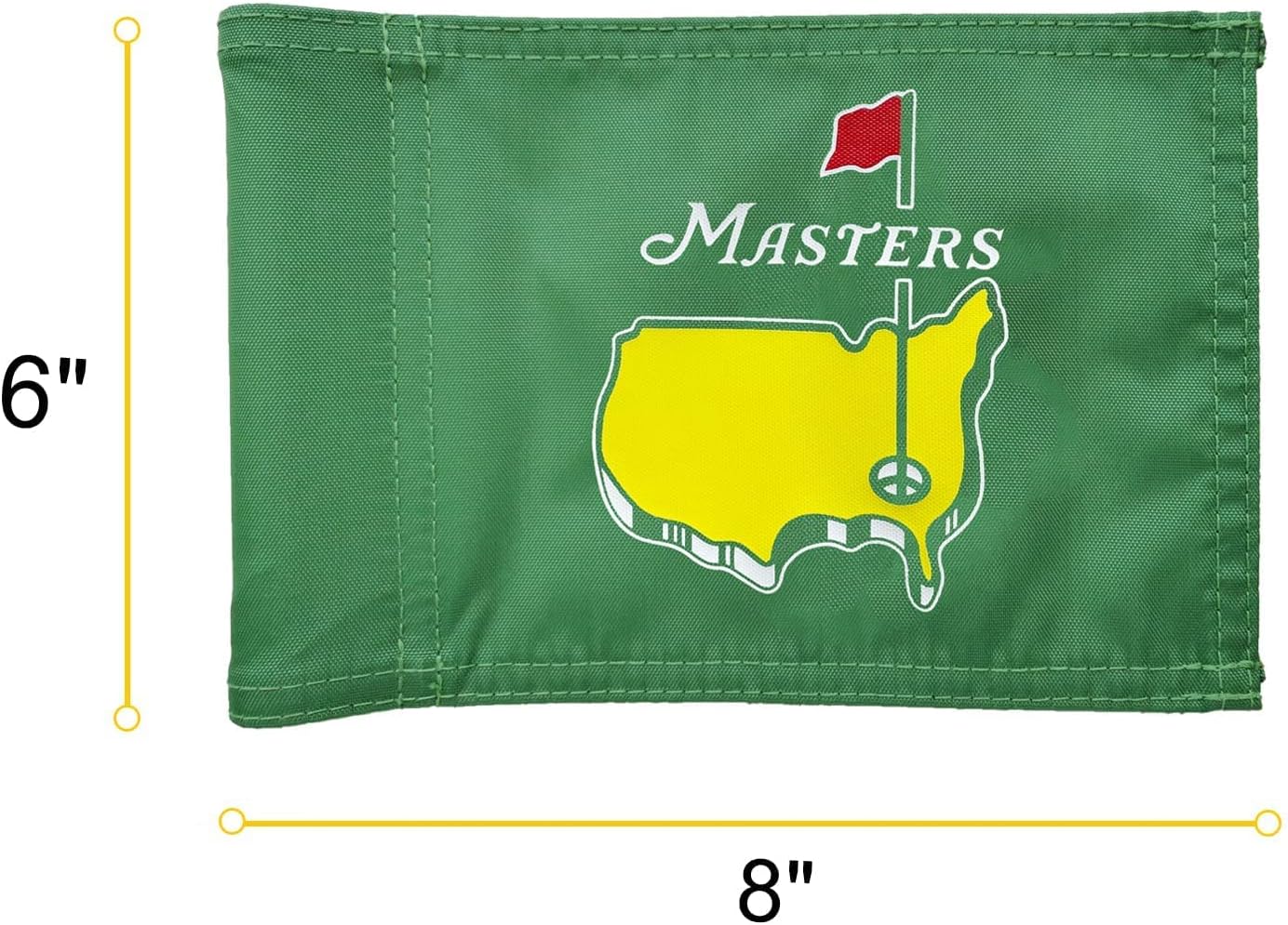COGOLFING Golf Flag Mini, Double-Sided Augusta National Flags with PGA Regulation Tube, Double-Sewn 420D Nylon Practice Pin Flag for Yard Home Putting Green, All 8" L x 6" H, 5-Pack Green : Sports & Outdoors