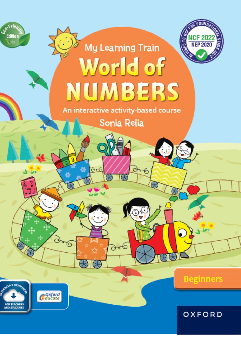 My Learning Train | World Of Numbers | | Beginners (Age 3-5 Years) Paperback – 3 January 2023