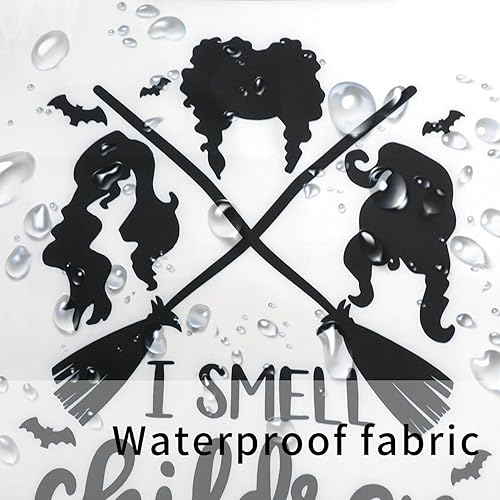 Miniatura 3 de Metawu Cortina de ducha de Halloween, juego de cortinas de ducha de bruja, murciélago y telaraña, cortina de baño impermeable para tinas de 72 x 72