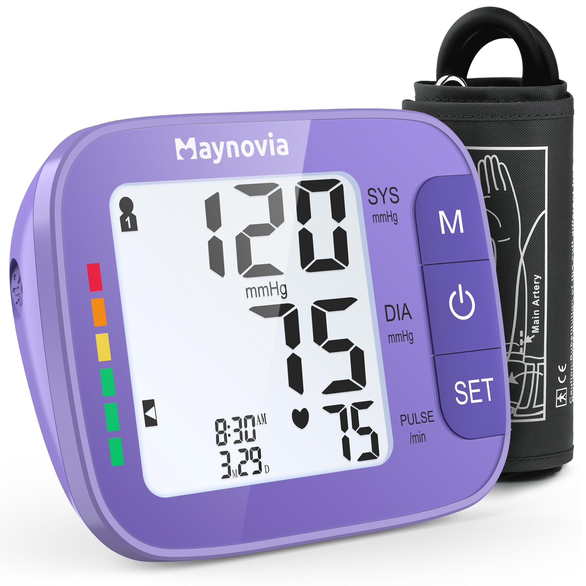 Photo 1 of Maynovia Upper Arm Blood Pressure Monitor - Purple
