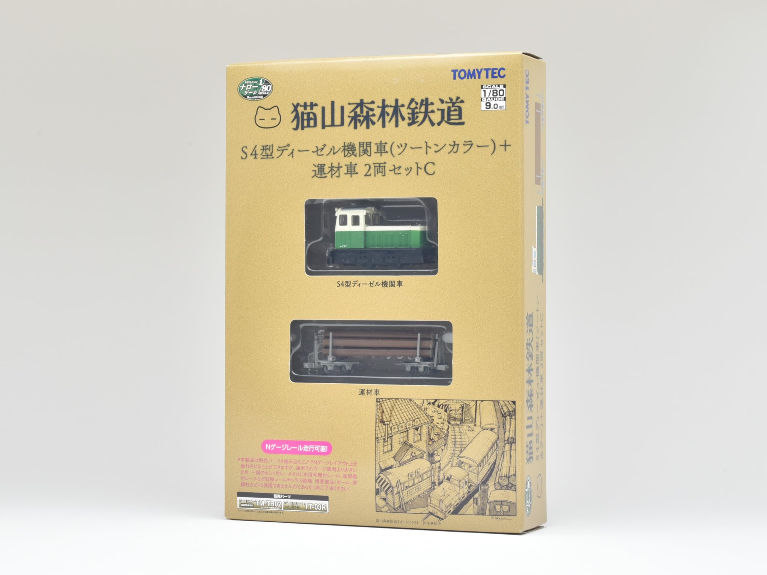 Amazon | 鉄道コレクション 鉄コレ ナローゲージ80 猫山森林鉄道 S4型