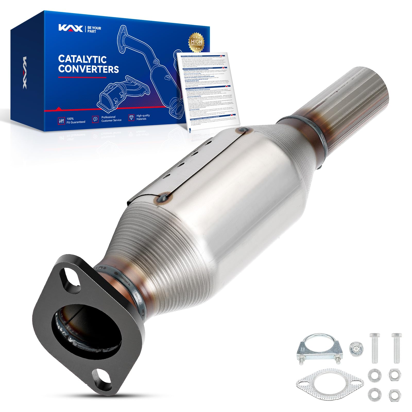 KAX Rear High Flow Catalytic Converter