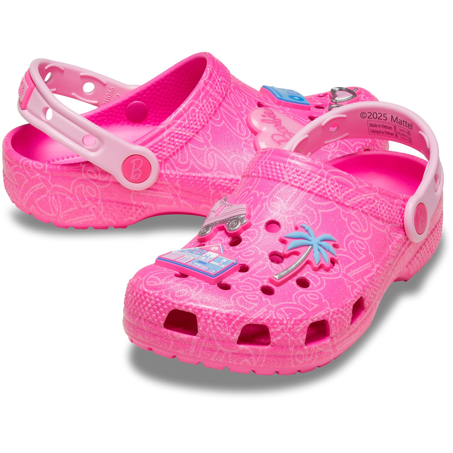 Crocs Mattel Pink Barbie Classic Clog K, Zuecos Unisex niños