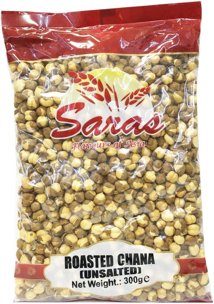 Saras Roasted Chana Unsalted 300G