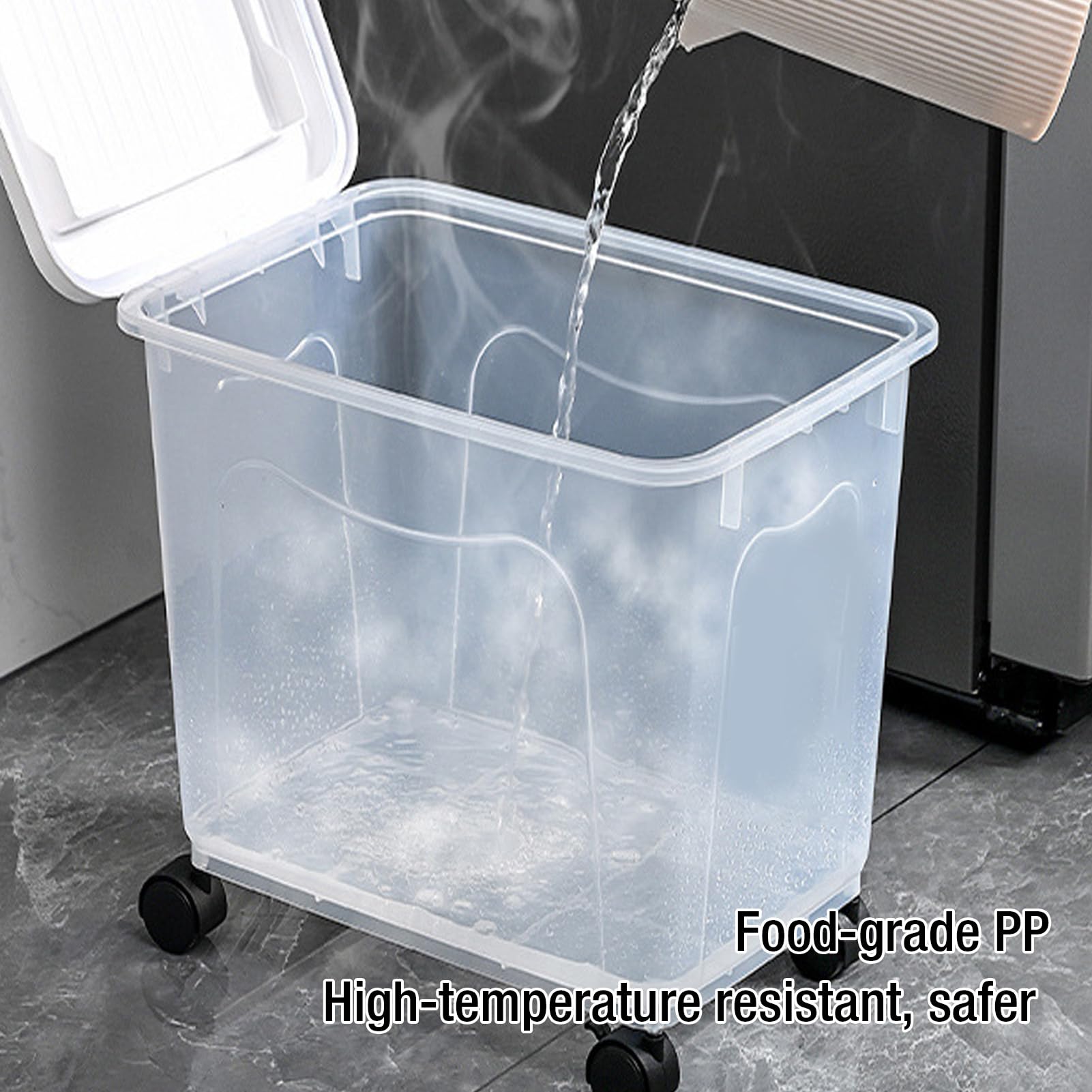 Grande Boîte à Riz, Récipient De Stockage Hermétique De 10kg, Récipient