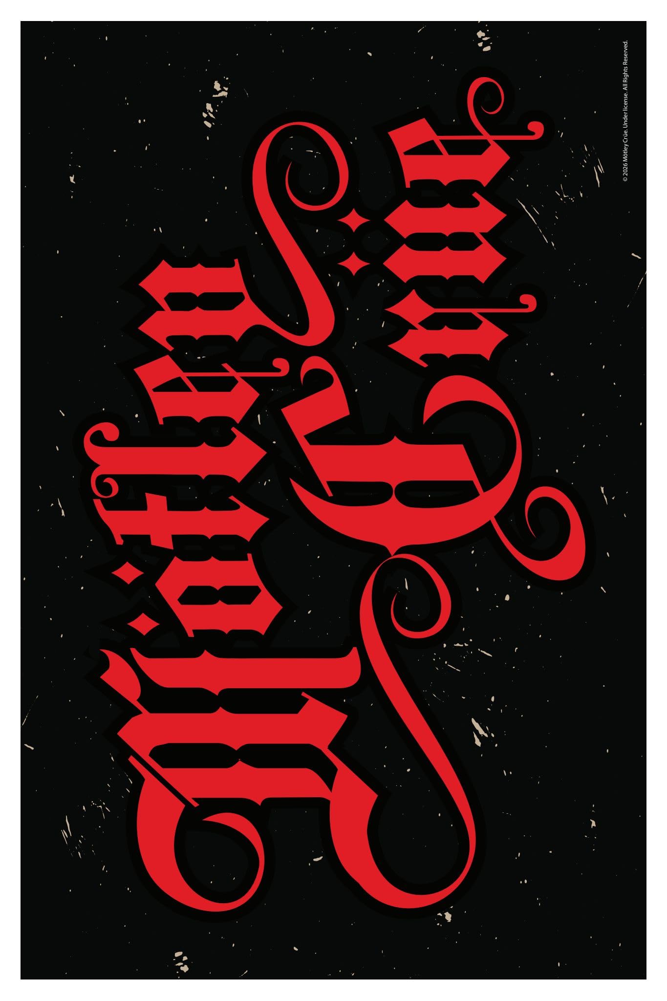 Desert Cactus Motley Crue Poster 11 x 17 Inch Room Office Décor Decoration Official Fan Gear (11x17 inch,Design I, Paper)