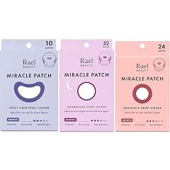 Rael Pimple Patches for Face Trio Set - Korean Skin Care Hydrocolloid Zit Acne Patches Hypoallergenic Miracle Patch