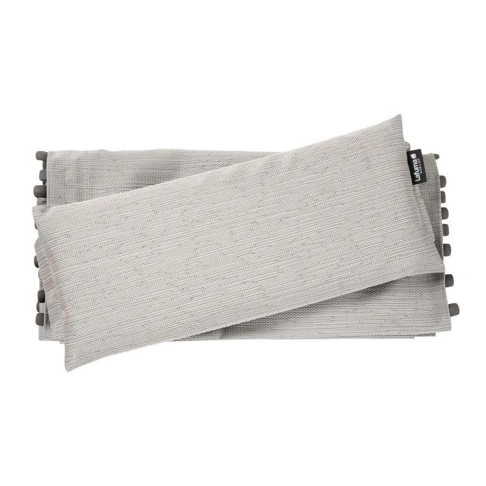 Lafuma Kit de remplacement pour chaise longue, fauteuil Relax – 48 cm Rsx/Futura Batyline® Duo Gris Galet