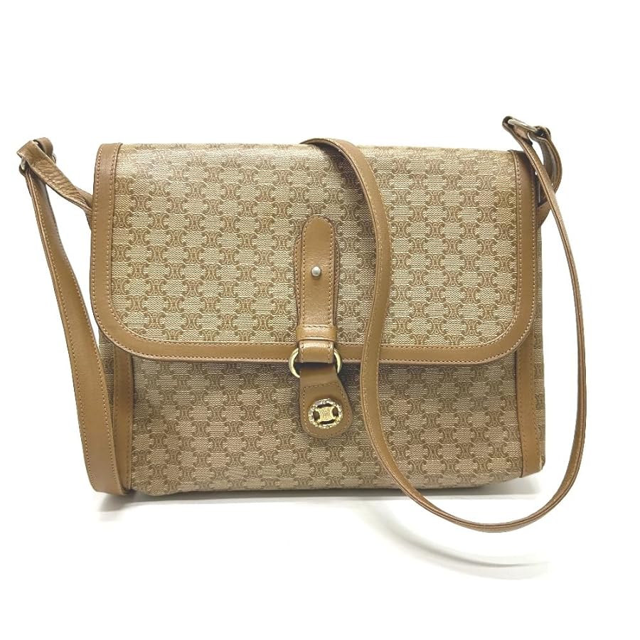 美品 CELINE セリーヌ マカダム ヴィンテージ PVC ショルダーバック 1円スタート】CELINE ヴィンテージ セリーヌ マカダム PVC