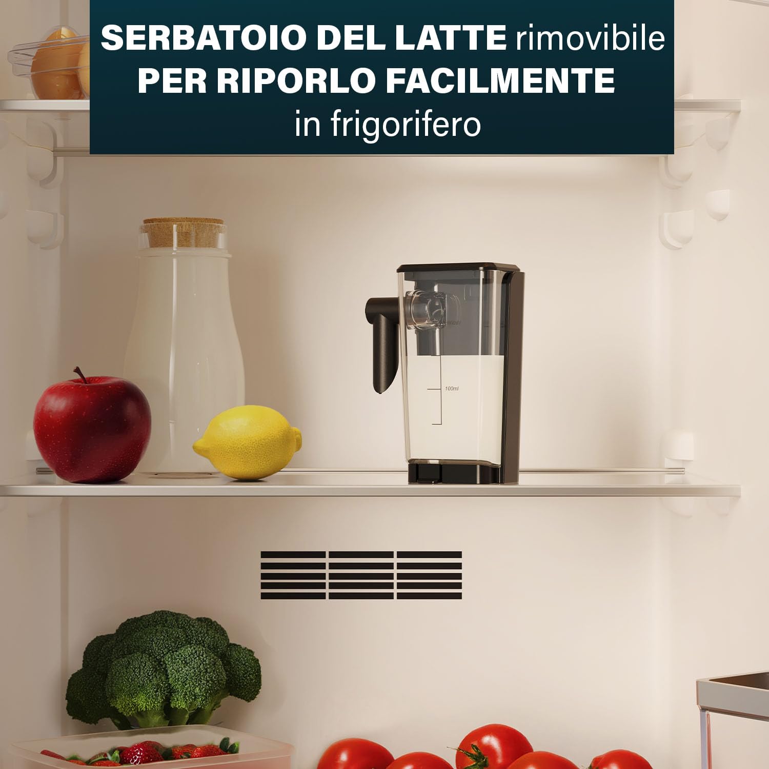 Princess Capsule and Latte Pro Macchina da Caffè a Capsule, Compatibile Nespresso, Latte Automatico, 20 Bar, 1400W, BPA Free, Parti Lavabili, Spegnimento Automatico, 01.249455.01.001