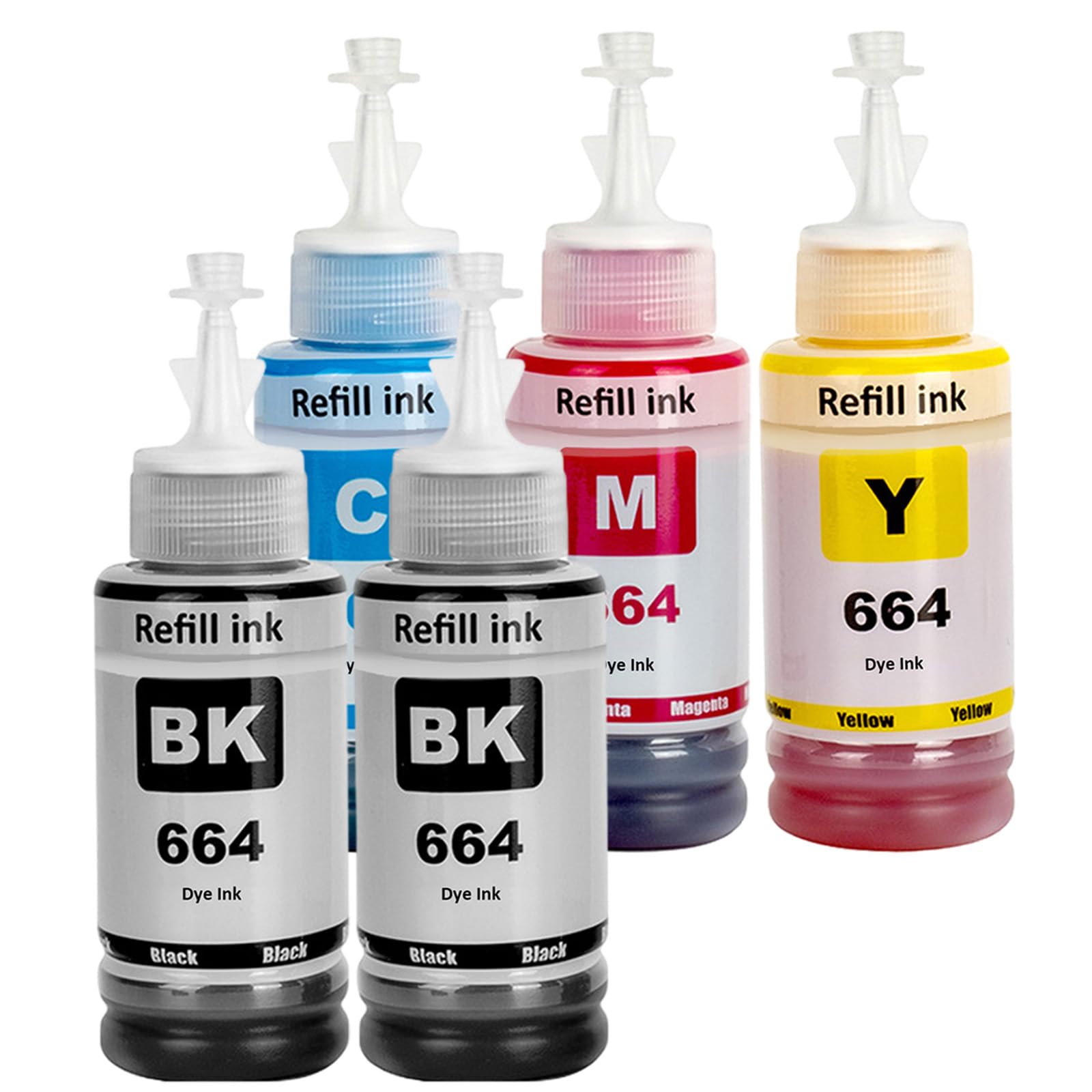 SHUOLEI 664 T664 Ink Compatible with T664 Refill Ink Bottles ET-2650 ET-2500 ET-2550 ET-2600 ET-4500 ET-14000 L100 L110 L120 L200 L210 L300 L350 L355