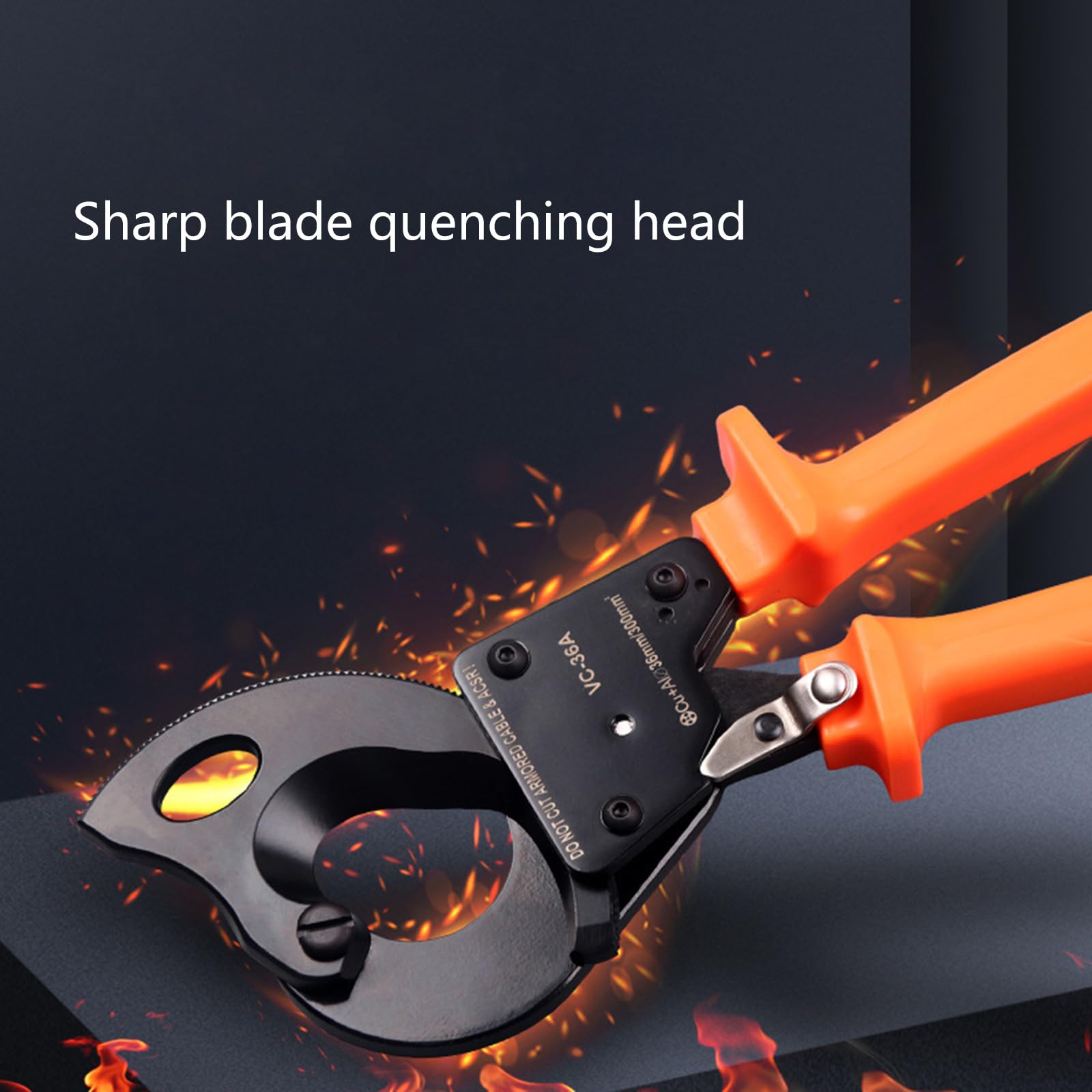 Benutzerfreundlicher Ratschen Kabelschneider Perfekt Für Elektriker Wartungsarbeiten Projekte Geeignet Für Metallkabel