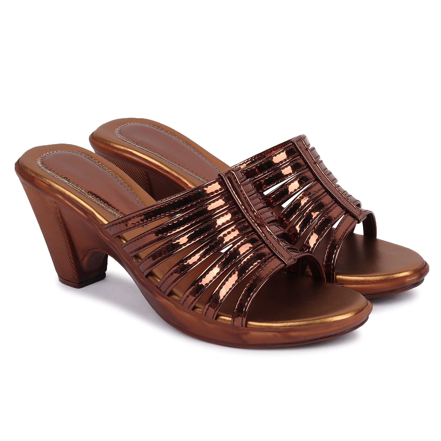 FURIOZZ Heel Sandal,Slippers For Womens And Girls Z-7-Copper-36 (B09DD1P5C3) Amazon Price History, Amazon Price Tracker