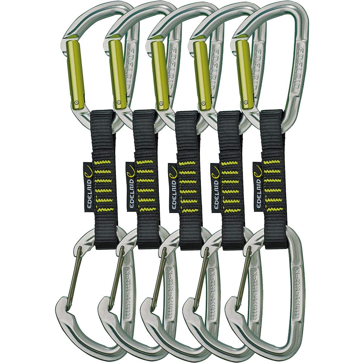 Edelrid Set de Dégaine Slash Wire, Lot de 5 Pièces