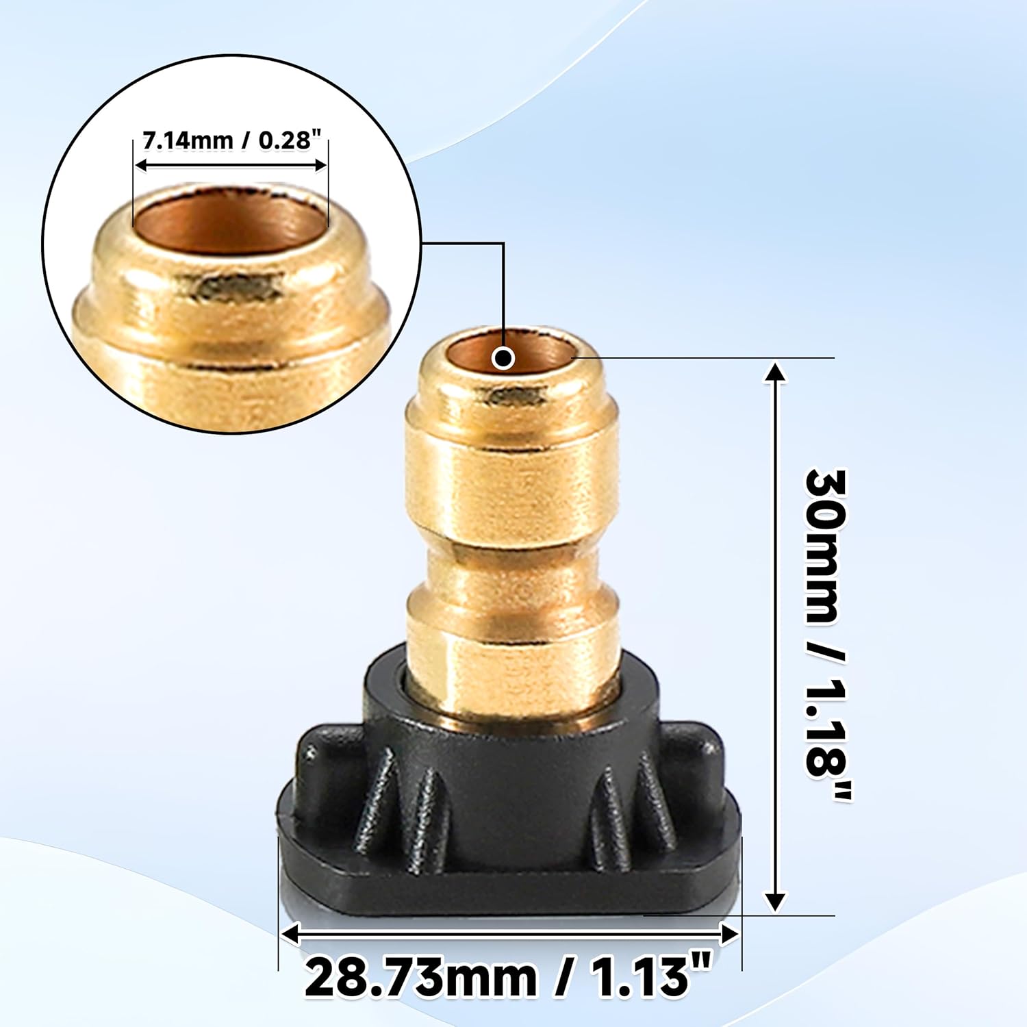 Tool Daily Pressure Washer Tips, 65 Degree Power Washer Soap Nozzles 7 Pack, 1/4 Inch Quick Connect, 4000 PSI