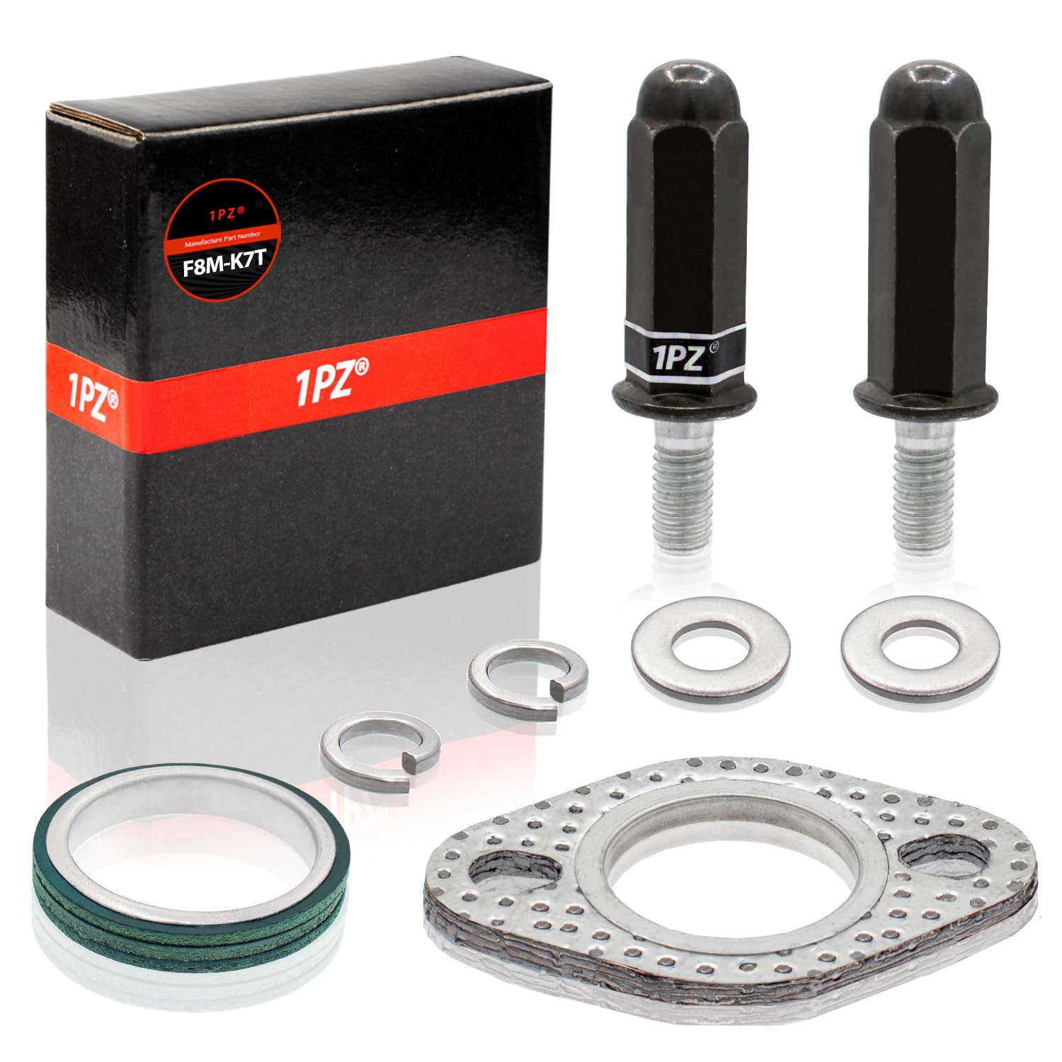 Bullone Guarnizione Scarico GY6 M6 Kit Bullone Dado Guarnizione Per Scarico Motori Scooter GY6 - Per Cilindrate 50cc 70cc 90cc 110cc 125cc 150cc Kit Riparazione Scarico - Foto 11