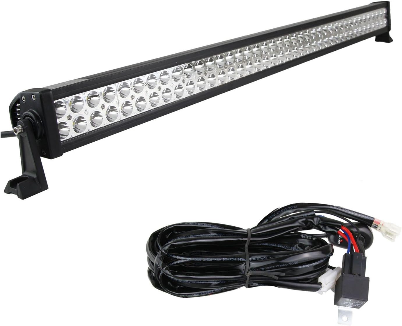 Penton 240w 44 Inch LED Driving Work Light Bar Off Road Truck DC 10-30V Input Flood Spot Combo Beam for 4wd SUV UTE Offroad Truck ATV UTV with Wiring Harness and Mounts