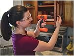 BLACK+DECKER 8V MAX* Cordless Drill + 43 pc. Home Decor Project Kit (BDCD8HDPK)