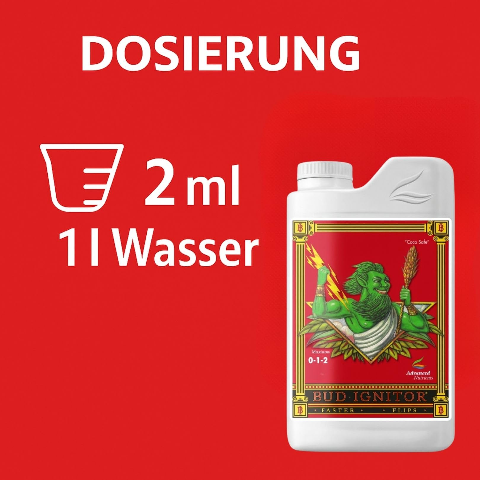 Weedness Advanced Nutrients Bud Ignitor 1 Liter - NPK Dünger Grow Anbau Indoor Erde Flüssigdünger Organischer Bio