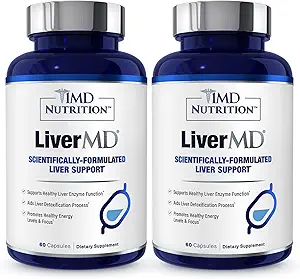LiverMD - Liver Support Supplement with Siliphos Milk Thistle Extract (2-Pack)