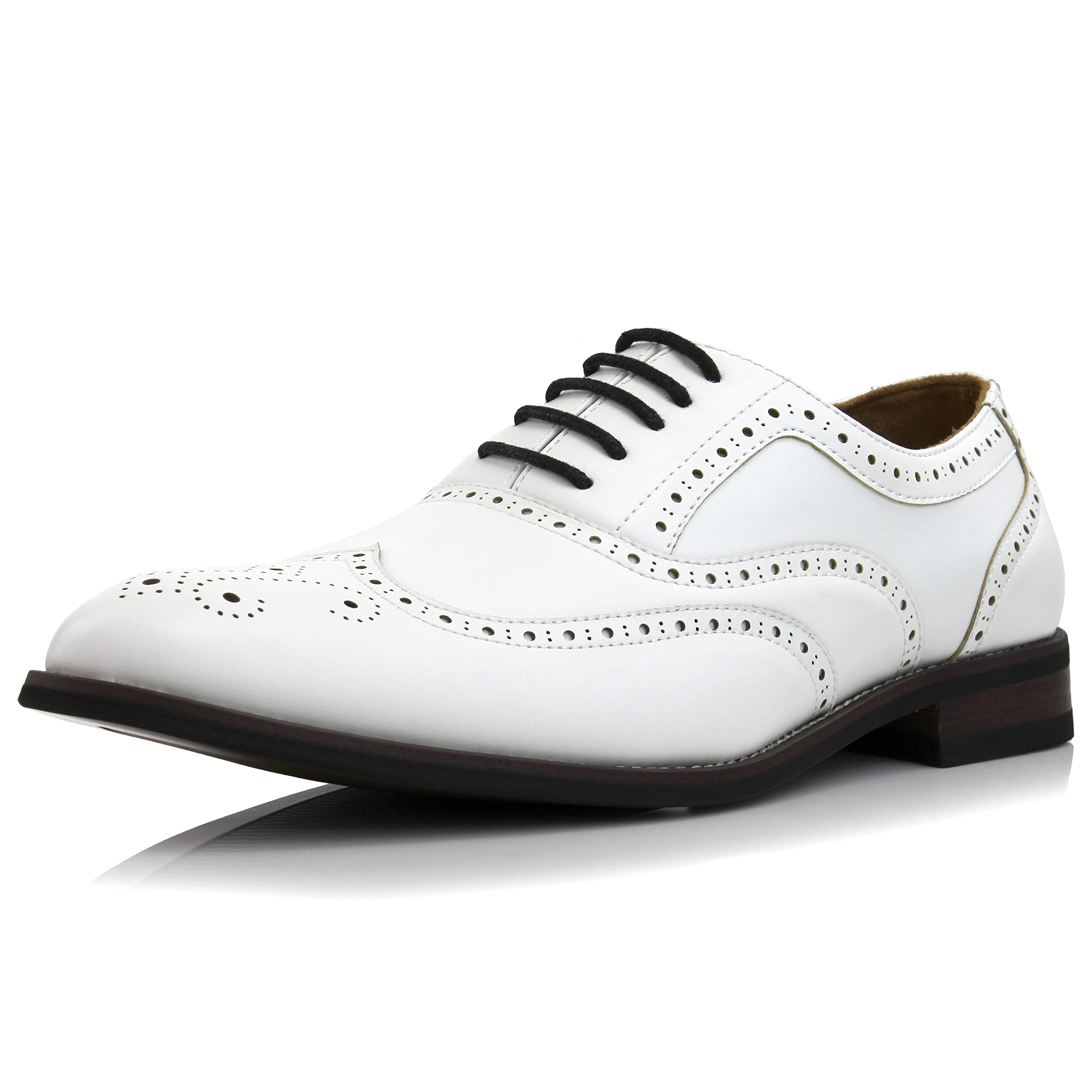 Men's Wingtip Oxford Dress Shoes | Classic Brogue & Two-Tone Spectator Styles | Formal Wedding Business Party Shoe