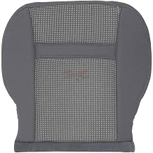 Compatible with 2006-2008 Dodge Ram 1500 SLT Single-Cab & Quad-Cab, Passenger Side Bottom Cloth Seat Cover, Medium Slate Gray