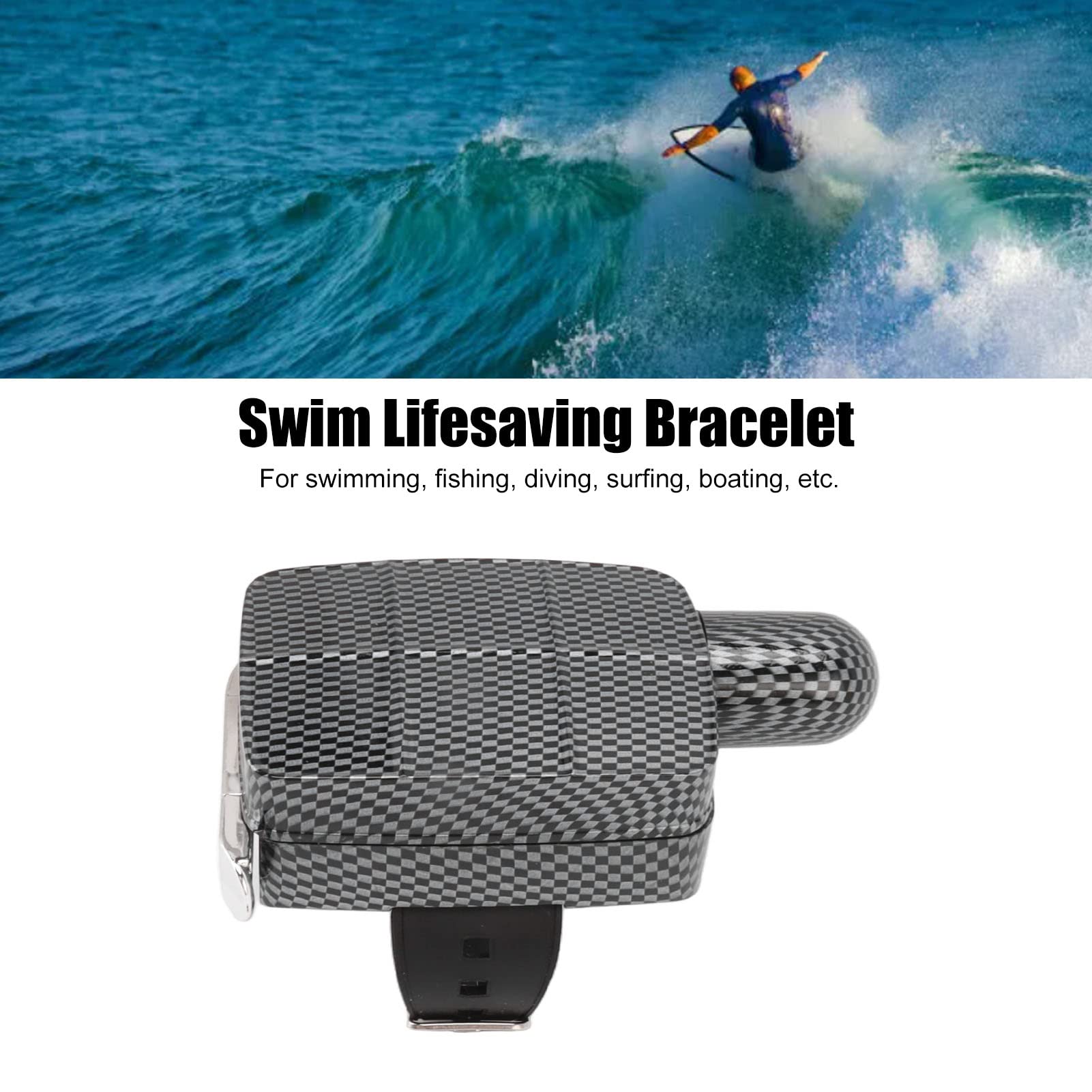 Bracciale Anti -annegamento, Dispositivo di Sicurezza per Nuotare Dimensioni Regolabili Attrezzatura per Immersioni per Immersioni di Salvataggio di Salvataggio della Vita per