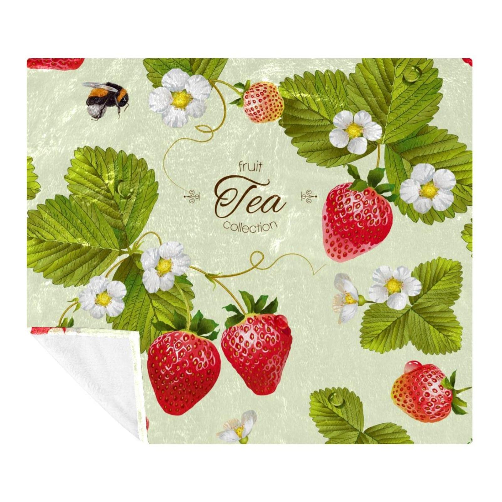 Couverture polaire légère anti-froid pour lit et canapé plaid doux 150x130