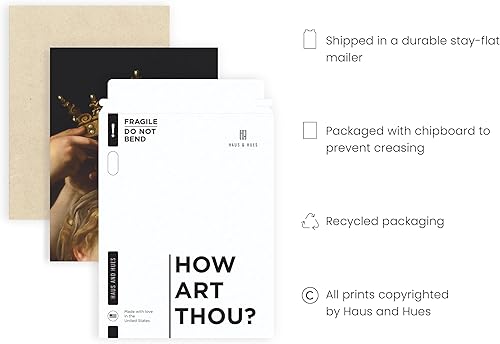 Miniatura 3 de HAUS AND HUES Dark Academia - Impresión artística sin marco para decoración de habitación, 16 x 12 pulgadas, acabado mate