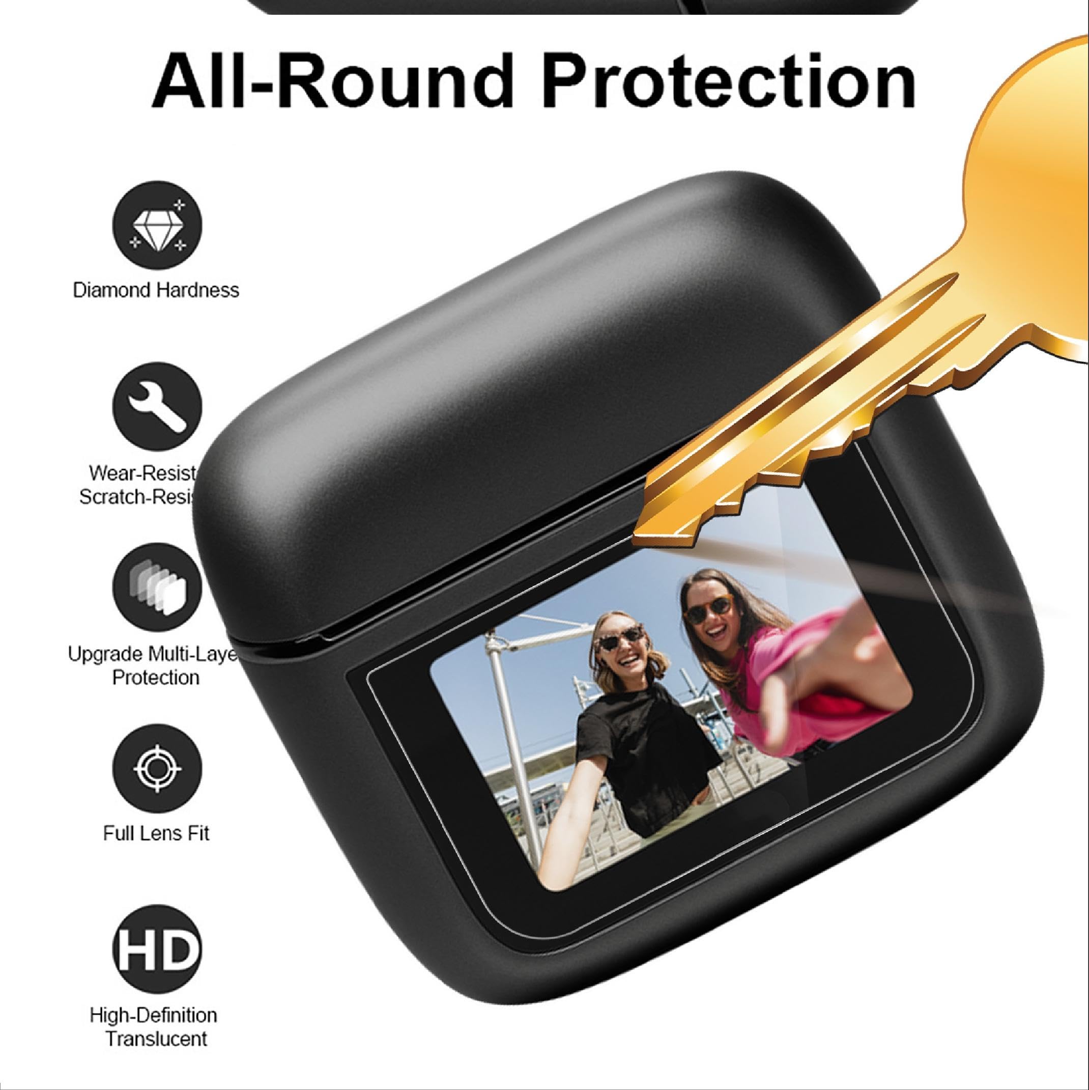 Film De Protection D'écran écologique Pour JBL Tour Pro 3 - 2 Pièces - Anti-rayures, Transparent - Fabriqué En Allemagne