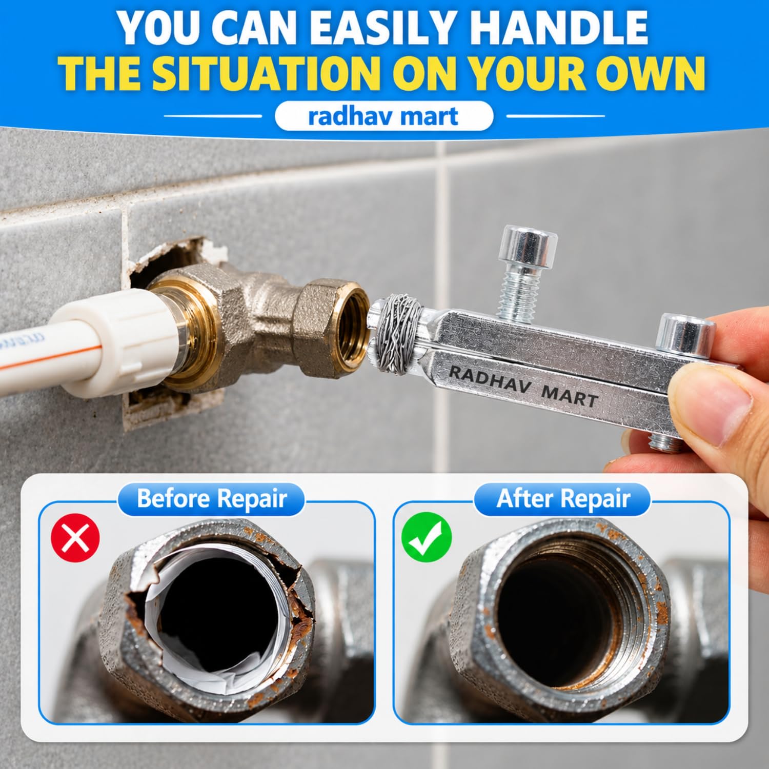 Fix Faucet Heads Easily - Broken Tap Remover -4