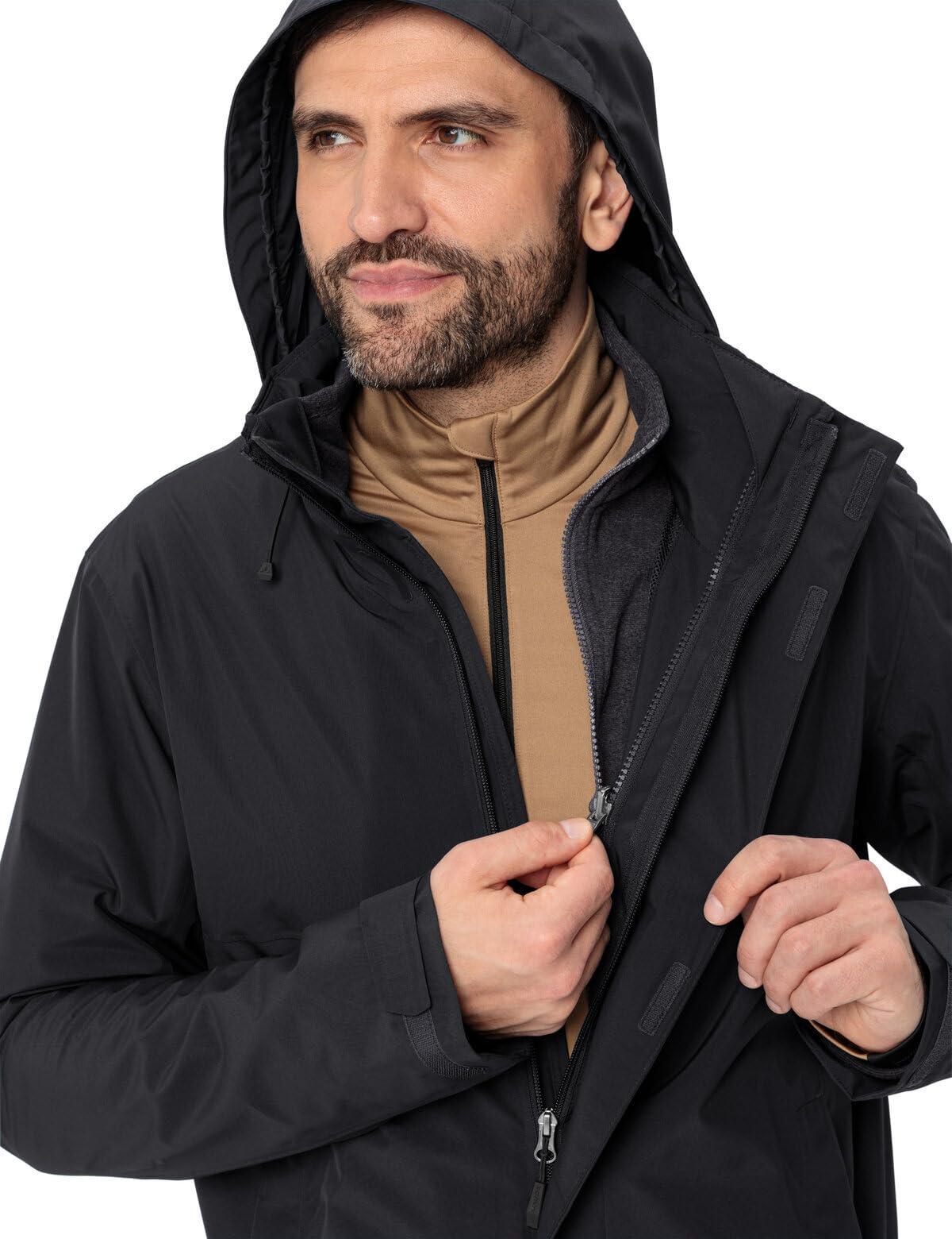 VAUDE Men's Rosemoor 3in1 Jacket Giacca doppia Uomo (Pacco da 1)