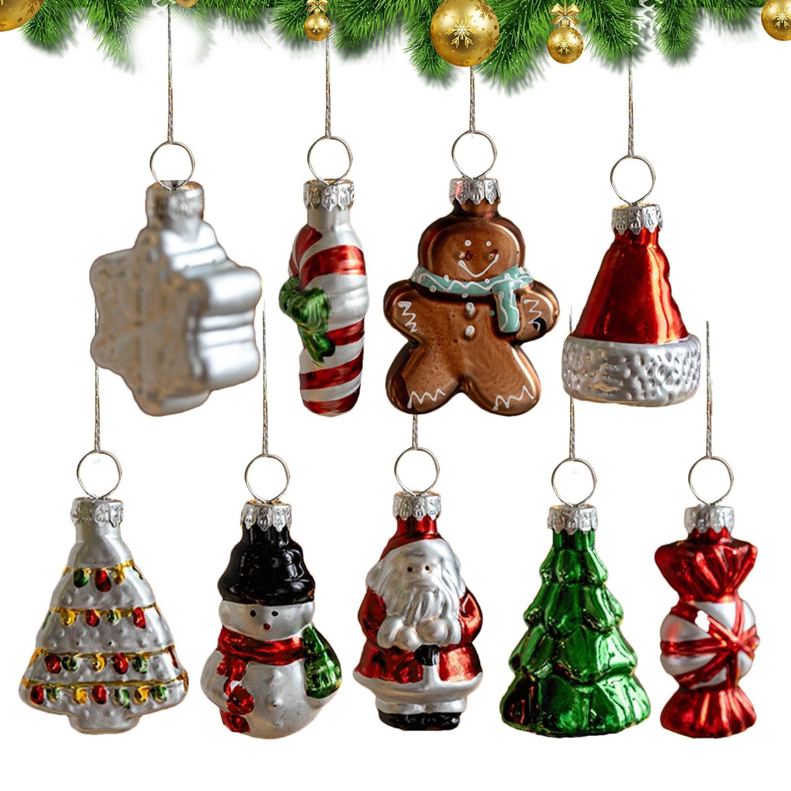 Amazon.co.jp: クリスマスオーナメントセット、ガラス屋内クリスマス