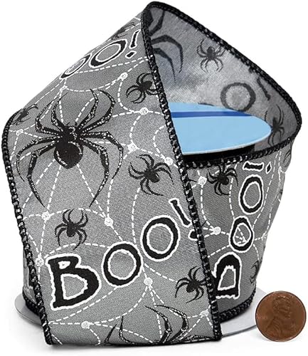 Miniatura 8 de Cinta de corona de Navidad a cuadros con alambre, 2 12 pulgadas x 10 yardas, borgoña, beige, verde cazador, borde dorado metálico, tartán,