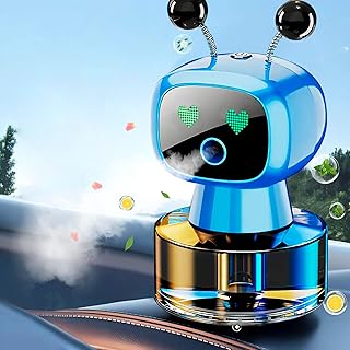 Smart Car Air Freshener - Fine Spray - Four Gear Adjustment - Vibration Sensing On/Off - Large Capacity Long-Lasting Fragrance, Stylish and Lovely Car air Freshener - Home/Office (blue, ocean)