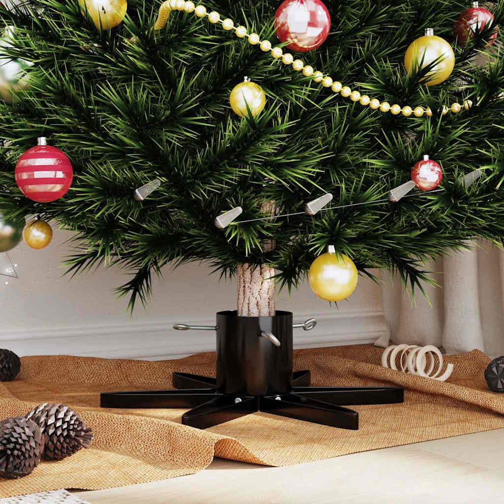 Tomostar Support de Sapin de Noël, Pied de Sapin de Noël Base d'arbre 1.73 Noir 49 x 49 x 15,5 cm Acier