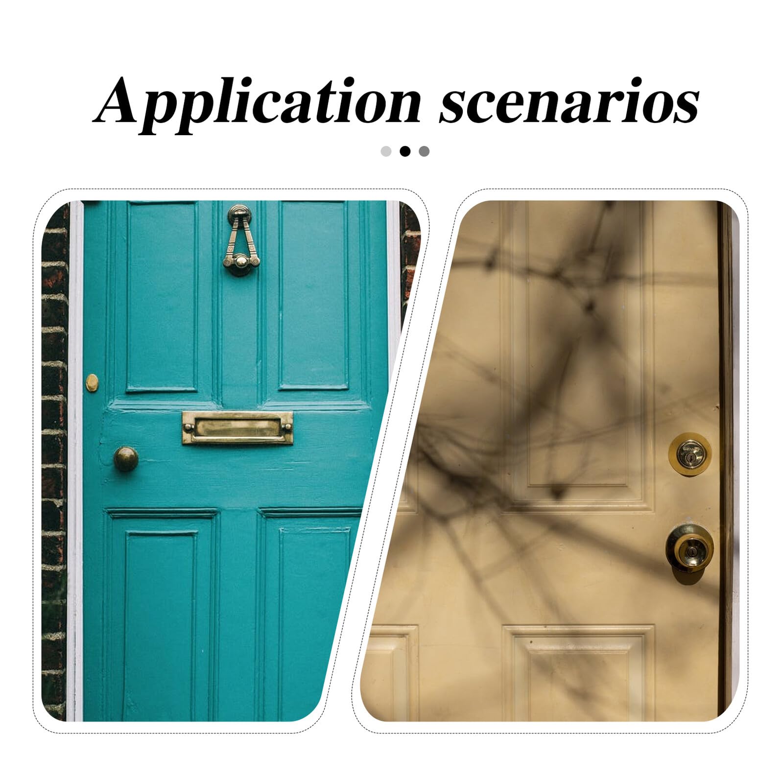 Serratura per porta scorrevole, Pomello sferico for serratura in acciaio inox, facile installazione, rotazione fluida, privacy, interni senza chiave, for bagno, camera da letto, studio