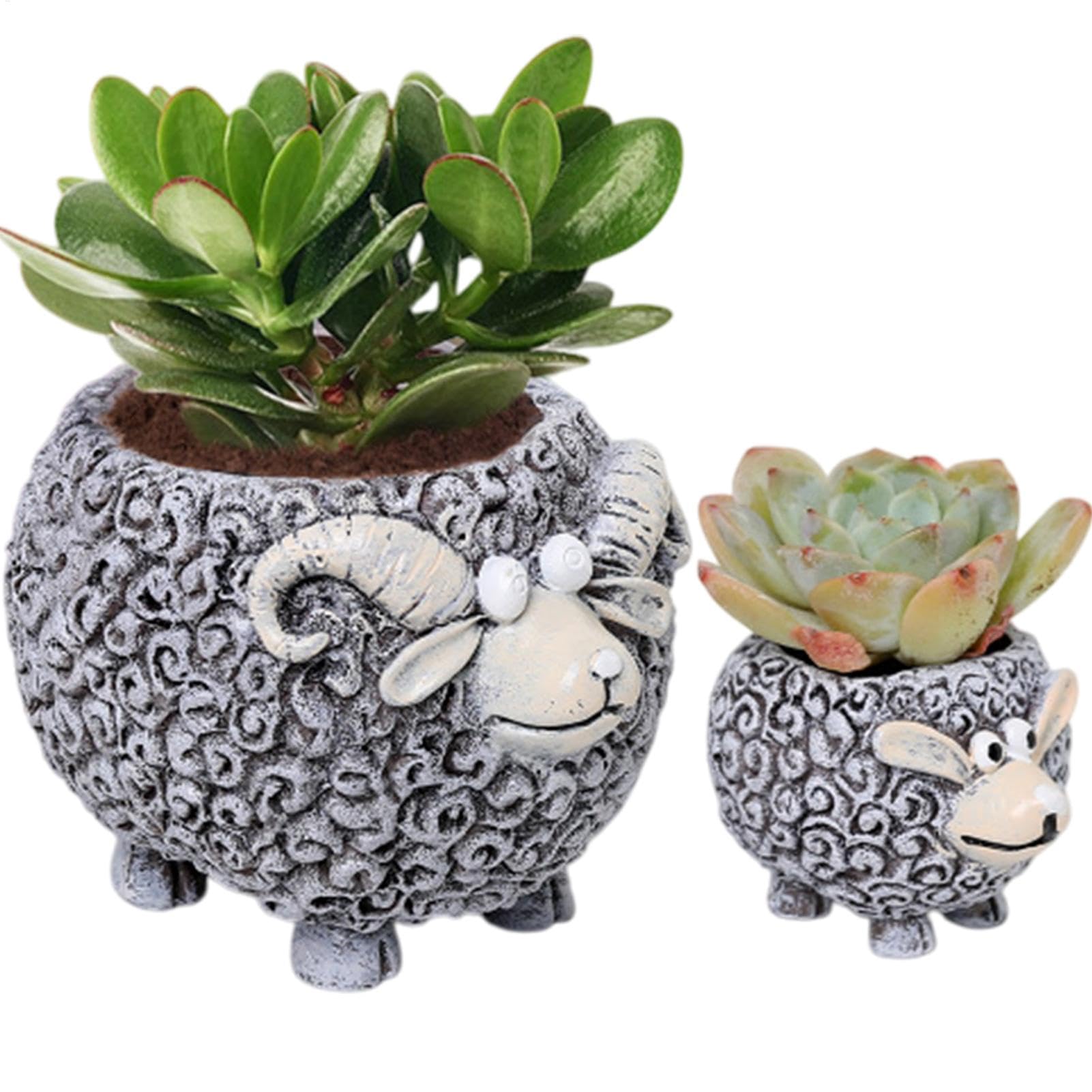 Pot de fleurs en forme de chèvre pour sublimer votre balcon ou salon
