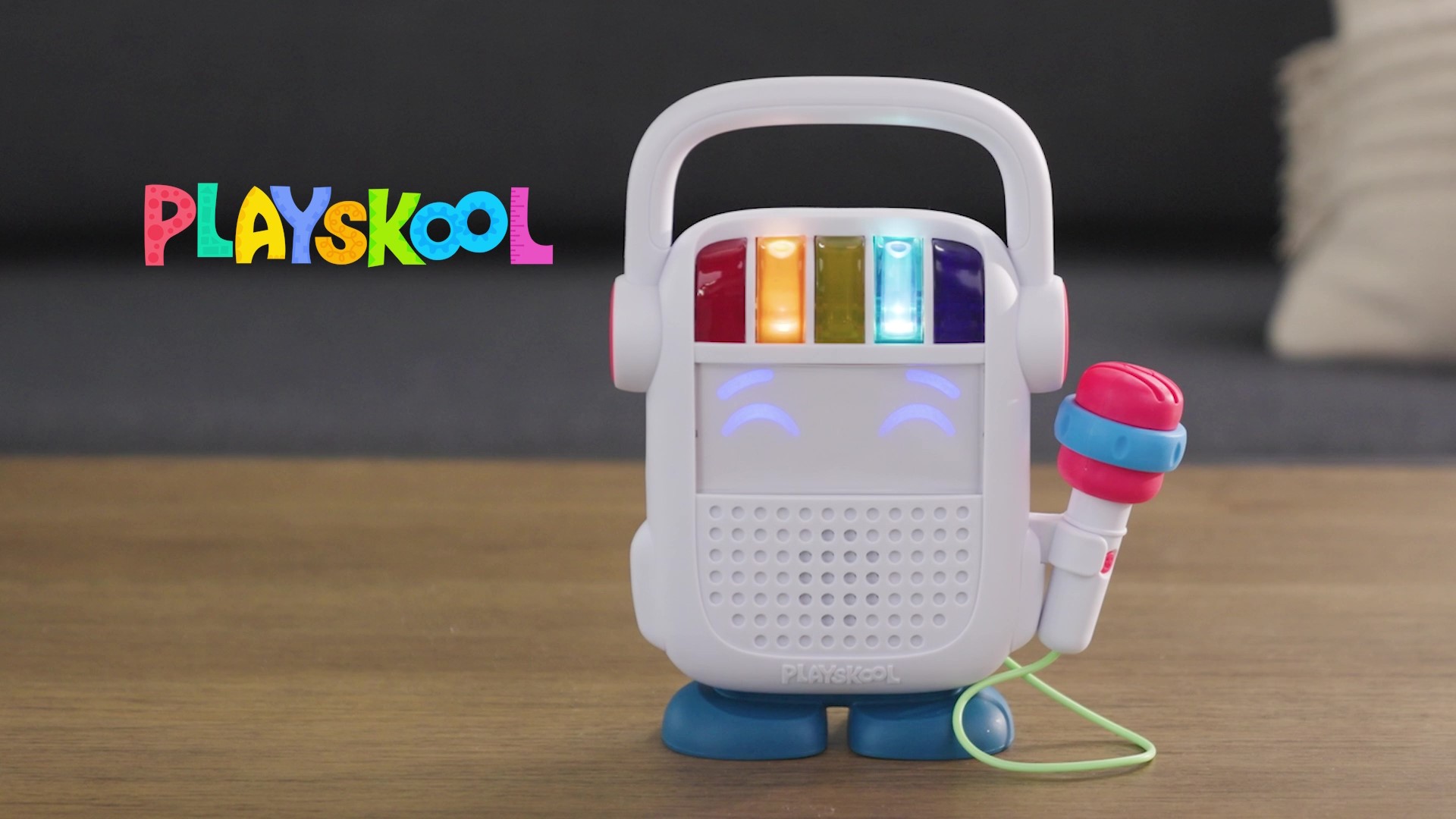 PLA Rock N' Roll Bot – Robot Musical Con Altavoz Bluetooth Y Micrófono Con Cambio De Voz, Karaoke Para Niños De 3 Años