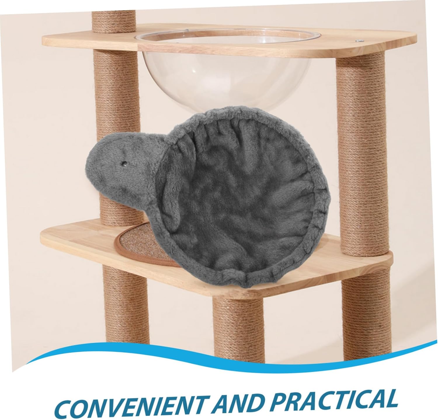 review balacoo 4pcs Cat Tree Cat Nest Hamper Hammock for Cat Tree Small Cat Tree with Hammock Large Cat Tree Basket Accessories Pet Cat Tree Replacement Basket Cat Tree Tower Hammock Accessories