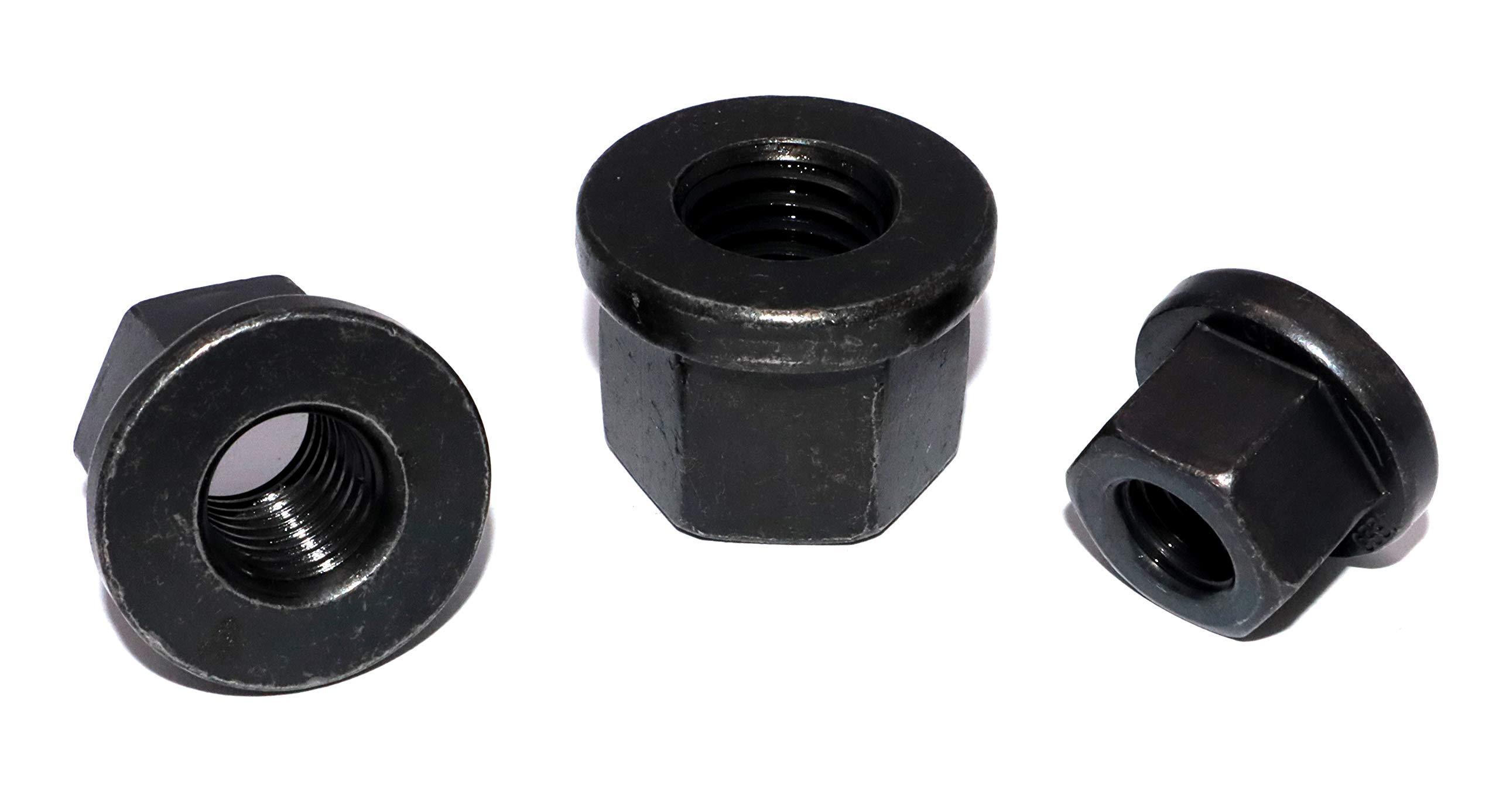 Tuerca Hexagonal M6-M16 Din 6331 Acero Negro Alta Forma con Unión Resistencia 10 Schraubenmutter Alta Tuerca Gewindemuffen Langmuttern Gewindemuttern - 20 Pieza, M16