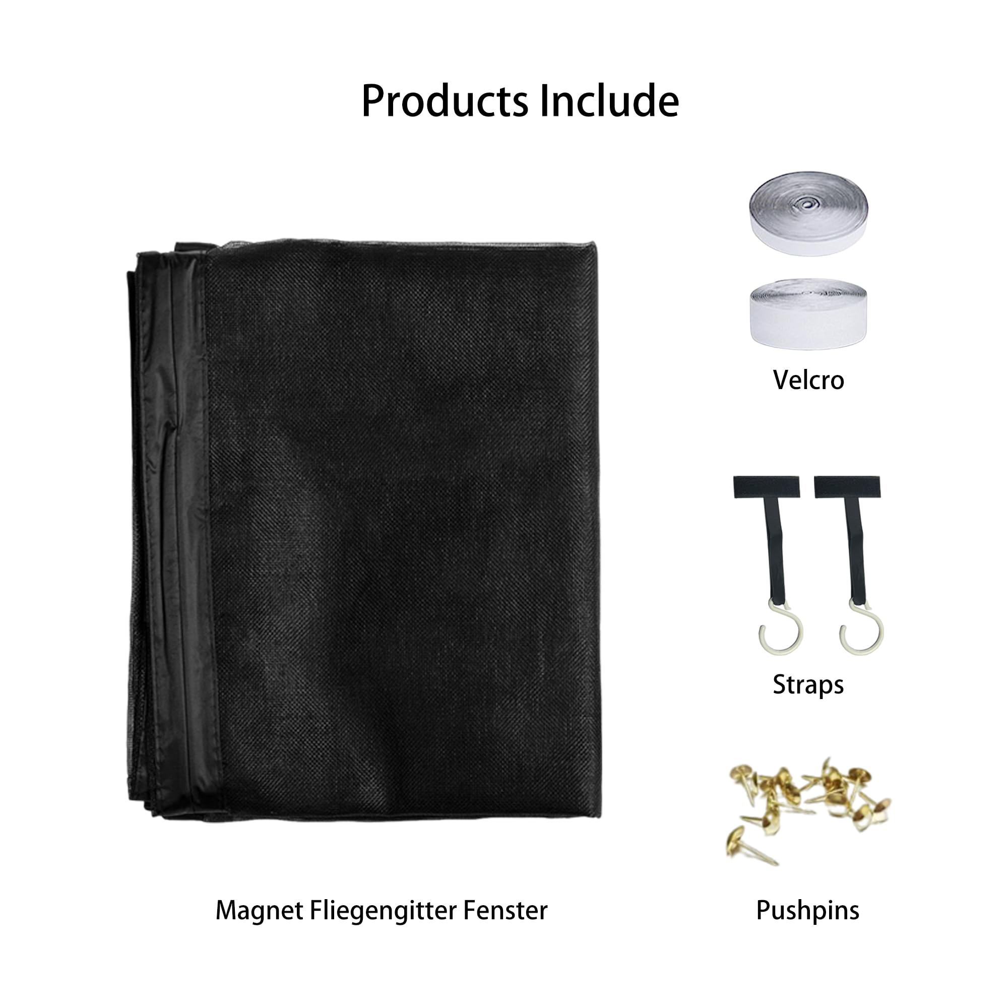 Zanzariera Magnetica Porta Finestra 152 x 242 cm Tenda a Mosca Magnetica Traspirante Anti Insetti per Tutti Terrazza Porte e Finestre, Bianco