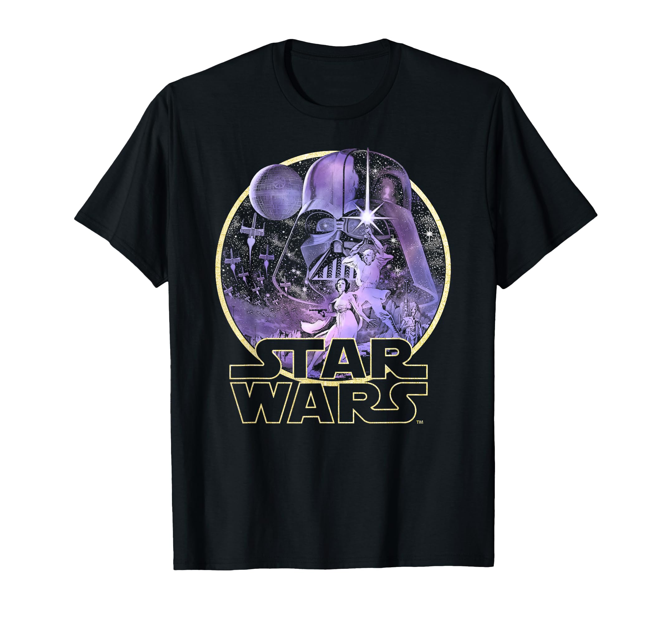 T-shirt Star Wars Celestial Group Shot Logo ample pour éviter la chaleur
